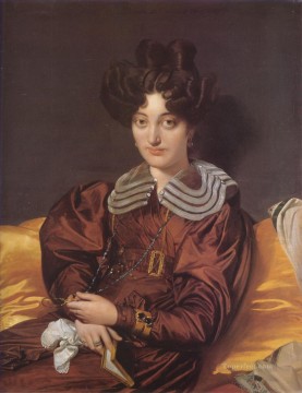  Marie Lienzo - Madame Marie Marcotte Neoclásico Jean Auguste Dominique Ingres